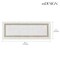 mDesign Large Modern Bath Mat Runner - Non-Skid Bathroom Runner Rug